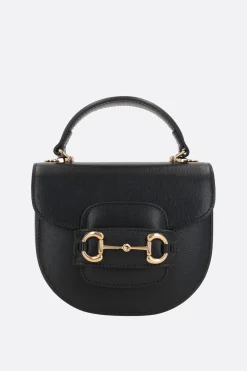 borsa a mano Gucci Horsebit 1955 mini in pelle martellata