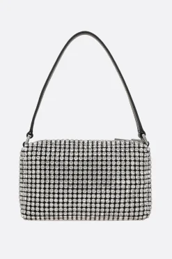 borsa a mano Heiress media in rete con strass