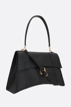 borsa a mano Hourglass Soft media in pelle liscia