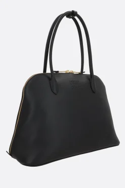 borsa a mano in pelle liscia