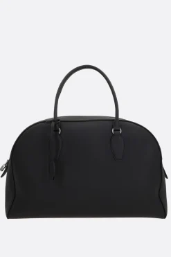 borsa a mano India 15.75 in pelle martellata