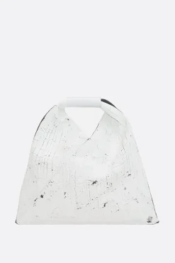 borsa a mano Japanese Classic mini in pelle martellata