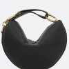 borsa a mano Knight Arc in pelle martellata