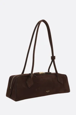 borsa a mano Le Teckel media in nabuk
