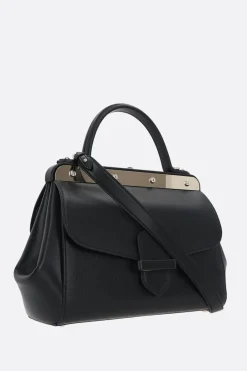 borsa a mano Margherita media in pelle texturizzata