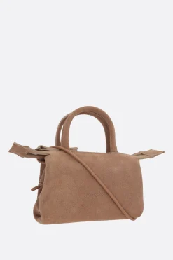 borsa a mano Microdritta in suede