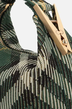 borsa a mano Peg mini in maglia tecnica