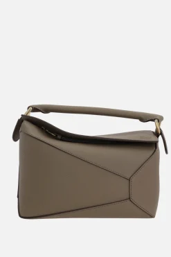 borsa a mano Puzzle Edge small in pelle martellata