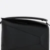 borsa a mano Puzzle large in pelle martellata