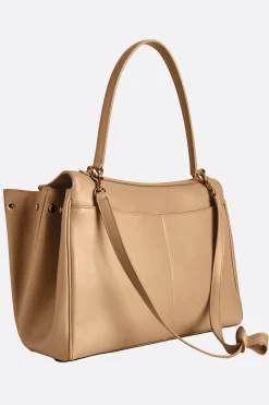 borsa a mano Rodeo media in pelle liscia