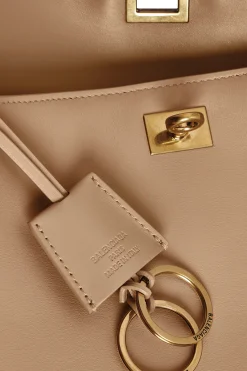 borsa a mano Rodeo media in pelle liscia