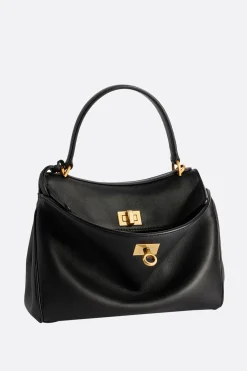 borsa a mano Rodeo mini in pelle liscia