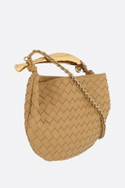 borsa a mano Sardine small in Intrecciato nappa
