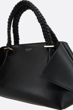 borsa a mano Scarf media in pelle liscia