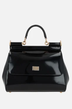 borsa a mano Sicily large in vernice