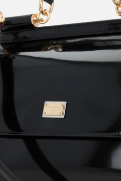 borsa a mano Sicily large in vernice
