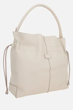 borsa a mano Tod's Di Bag media in pelle martellata