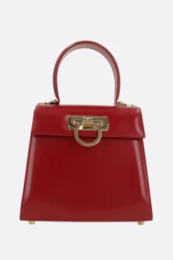 borsa a mano Top Handle small in pelle spazzolata