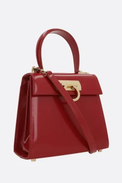 borsa a mano Top Handle small in pelle spazzolata