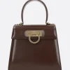 borsa a mano Top Handle small in pelle spazzolata