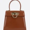 borsa a mano Top Handle small in pelle spazzolata