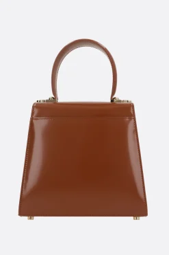 borsa a mano Top Handle small in pelle spazzolata