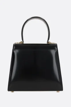 borsa a mano Top Handle small in pelle spazzolata
