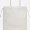 borsa a secchiello Castello small in Intrecciato nappa