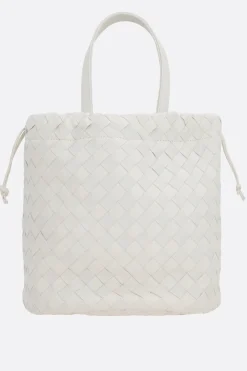 borsa a secchiello Castello small in Intrecciato nappa