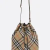 borsa a secchiello media in canvas Check