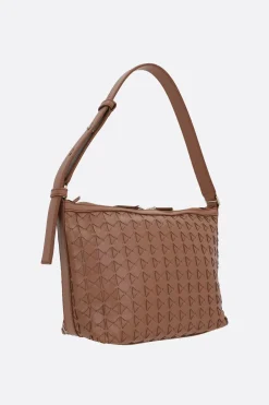 borsa a spalla Anì small in nappa Mosaico