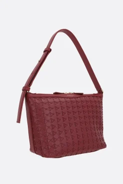 borsa a spalla Anì small in nappa Mosaico
