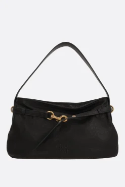 borsa a spalla Aventure media in nappa Aviator