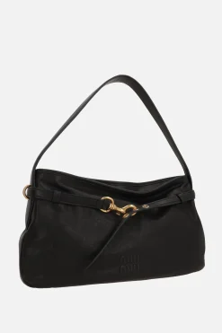 borsa a spalla Aventure media in nappa Aviator