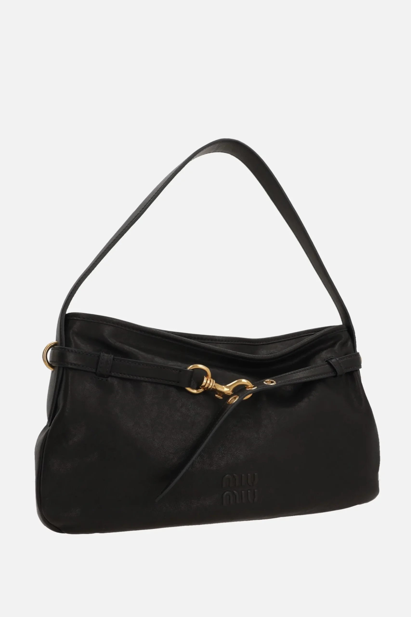 borsa a spalla Aventure media in nappa Aviator