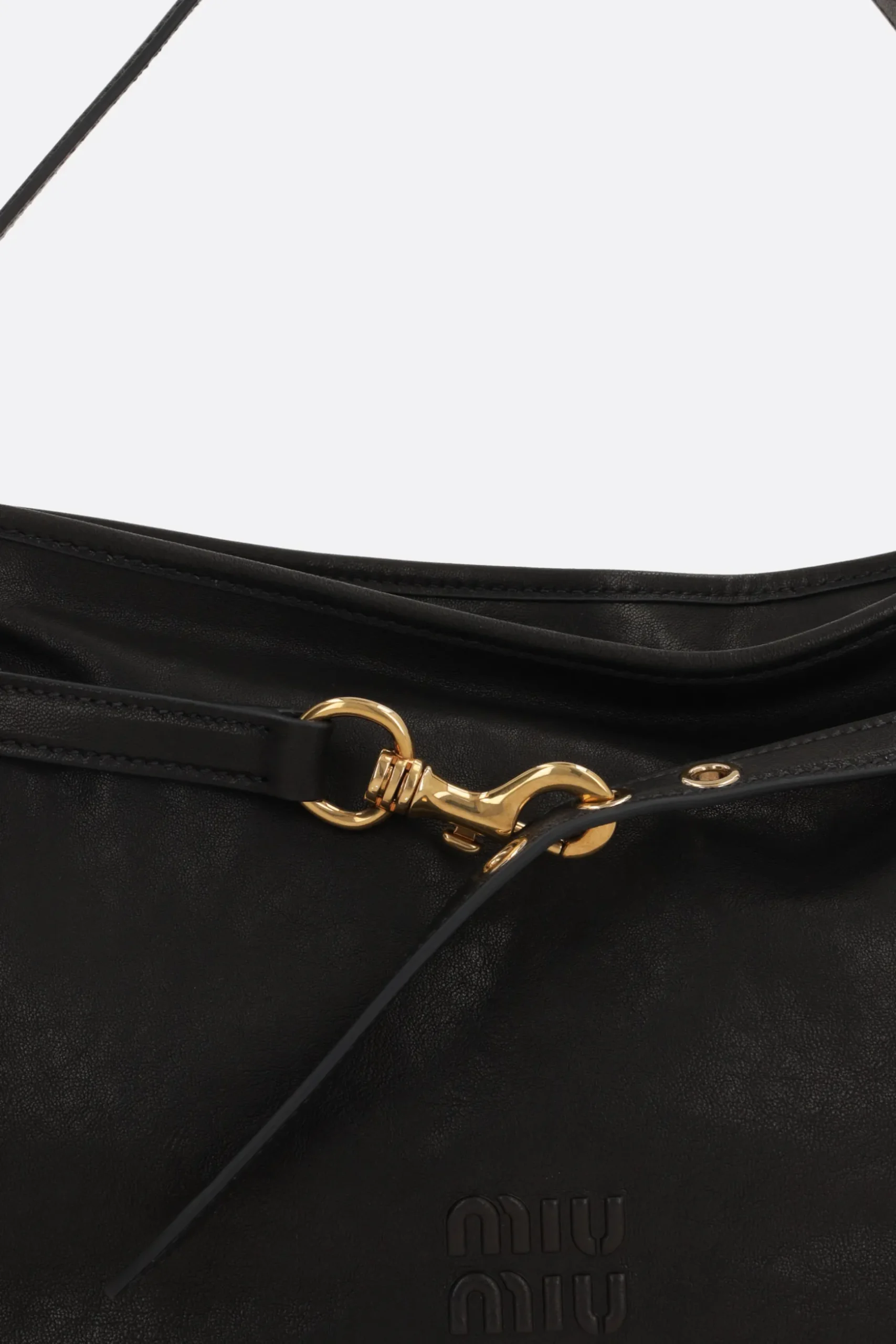 borsa a spalla Aventure media in nappa Aviator