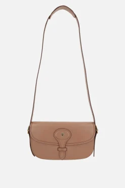 borsa a spalla Beckett in pelle craquelé