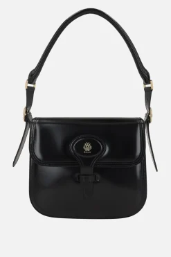 borsa a spalla Beckett in pelle lucida