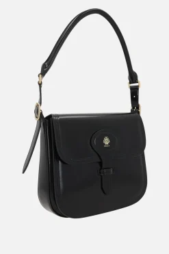 borsa a spalla Beckett in pelle lucida