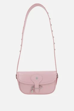 borsa a spalla Beckett mini in pelle craquelé