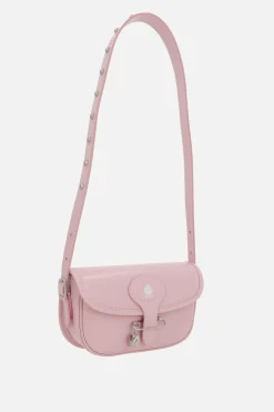 borsa a spalla Beckett mini in pelle craquelé