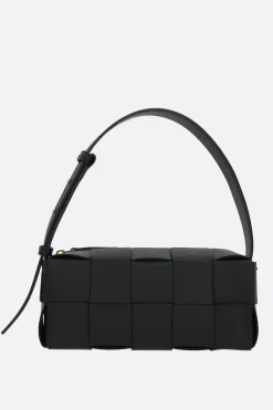 borsa a spalla Brick Cassette small in Maxi Intrecciato