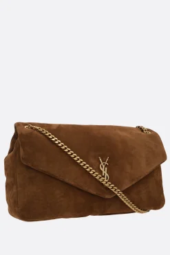 borsa a spalla Calypso large in suede