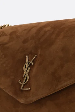 borsa a spalla Calypso large in suede