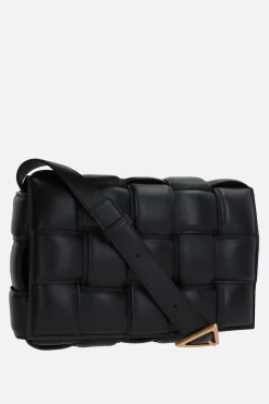 borsa a spalla Cassette in Intrecciato nappa imbottito