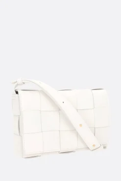 borsa a spalla Cassette in Maxi Intrecciato nappa