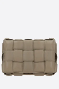 borsa a spalla Cassette in Intrecciato nappa imbottito