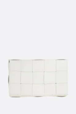 borsa a spalla Cassette mini in Maxi Intrecciato nappa