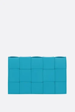 borsa a spalla Cassette mini in Maxi Intrecciato nappa