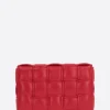 borsa a spalla Cassette mini in Intrecciato nappa imbottito